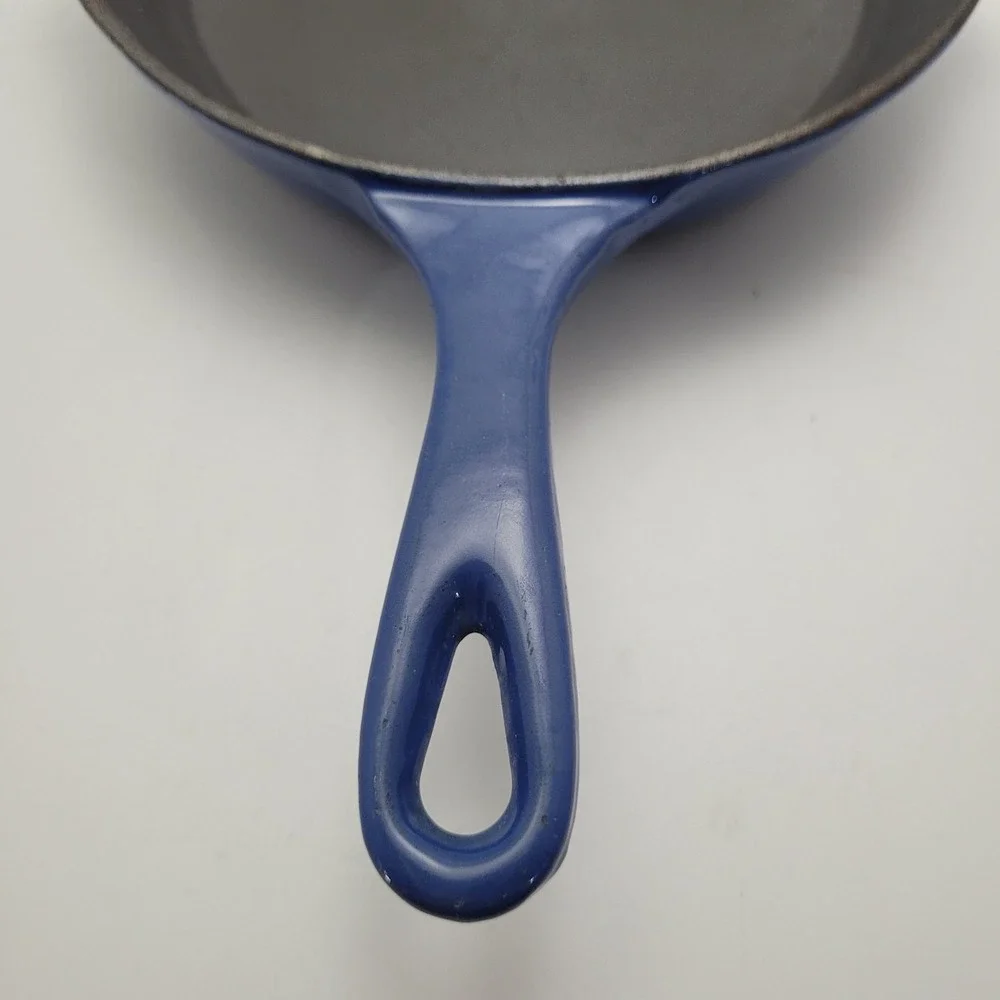 LE CREUSET Cast Enamel #20 SKILLET Blue